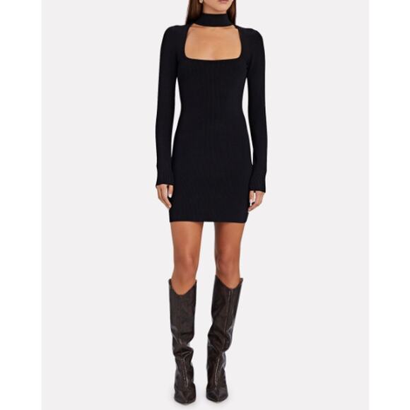INTERMIX Marcie Choker Neck Mini Dress size Small - Picture 1 of 5